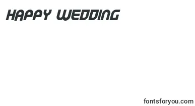 TrekTrooperBoldItalic font – happy Wedding Day Fonts